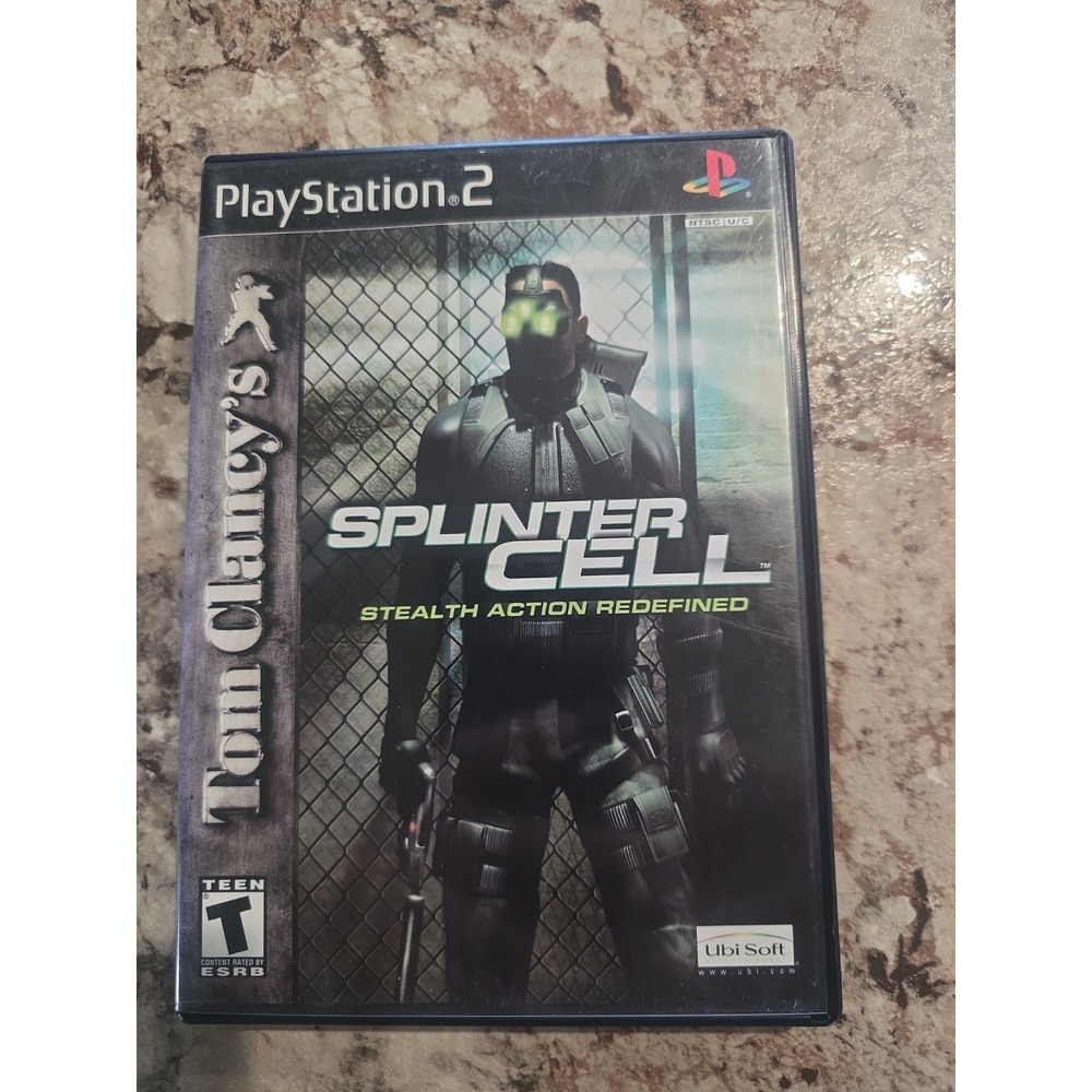 Ubi Soft Tom Clancy's Splinter Cell PS2 2003 Stealth Action 1P T NTSC-U/C